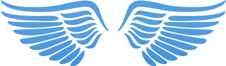 Blue Angel Wings Png - Ugc Tf2 (500x347), Png Download