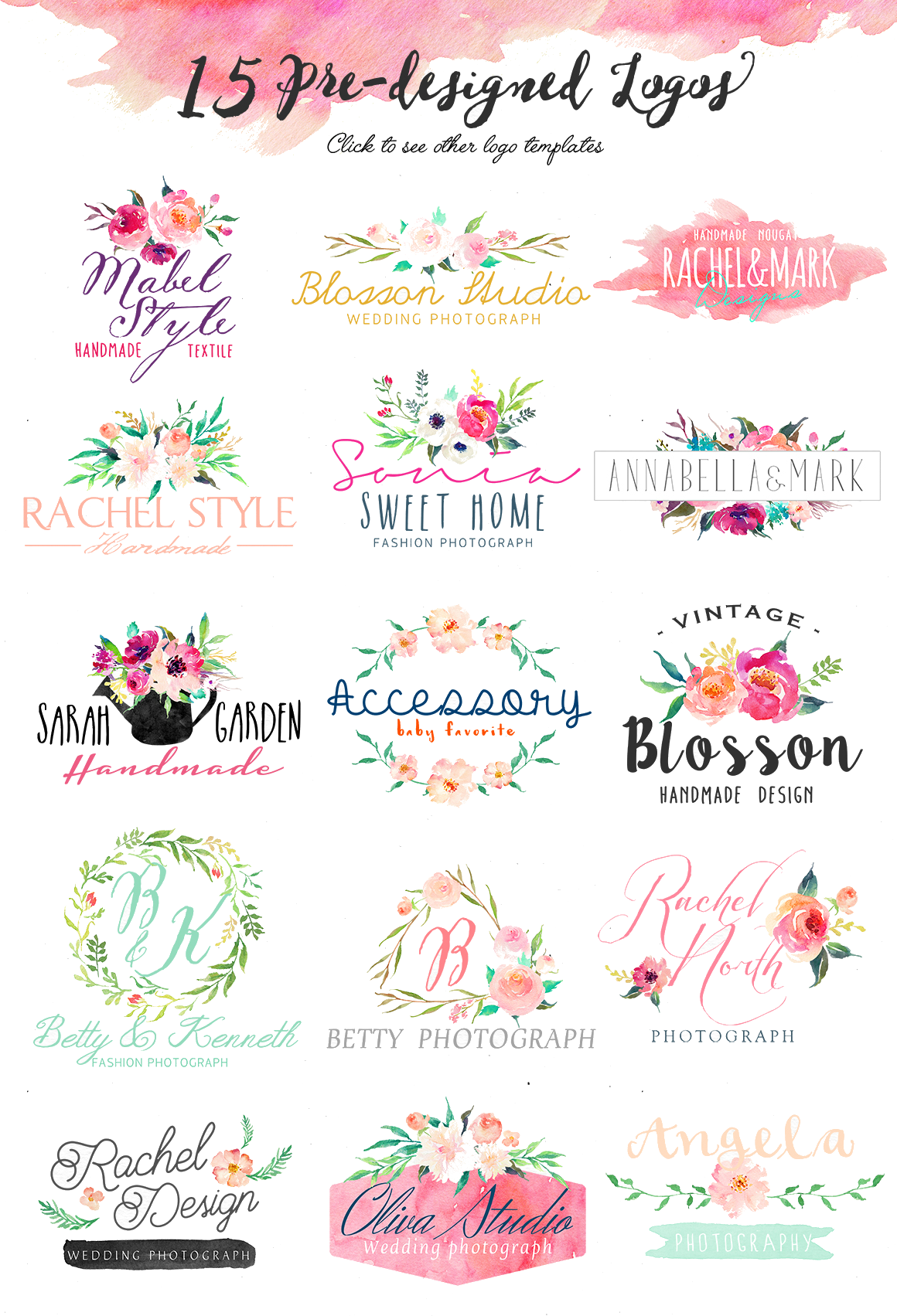 Discover Ideas About Watercolor Logo - Watercolor Logo Design Art (1160x1703), Png Download