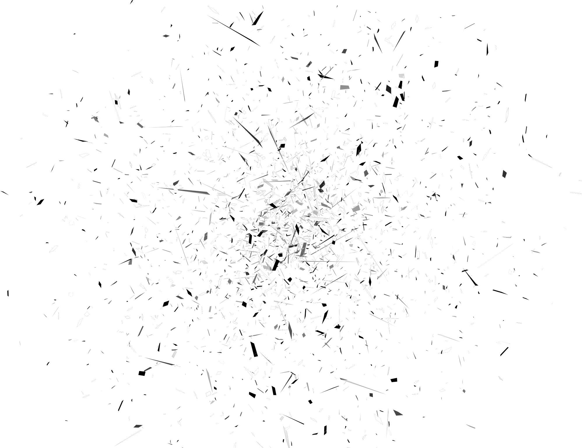 So Open The This File And - Broken Glass (2041x1812), Png Download