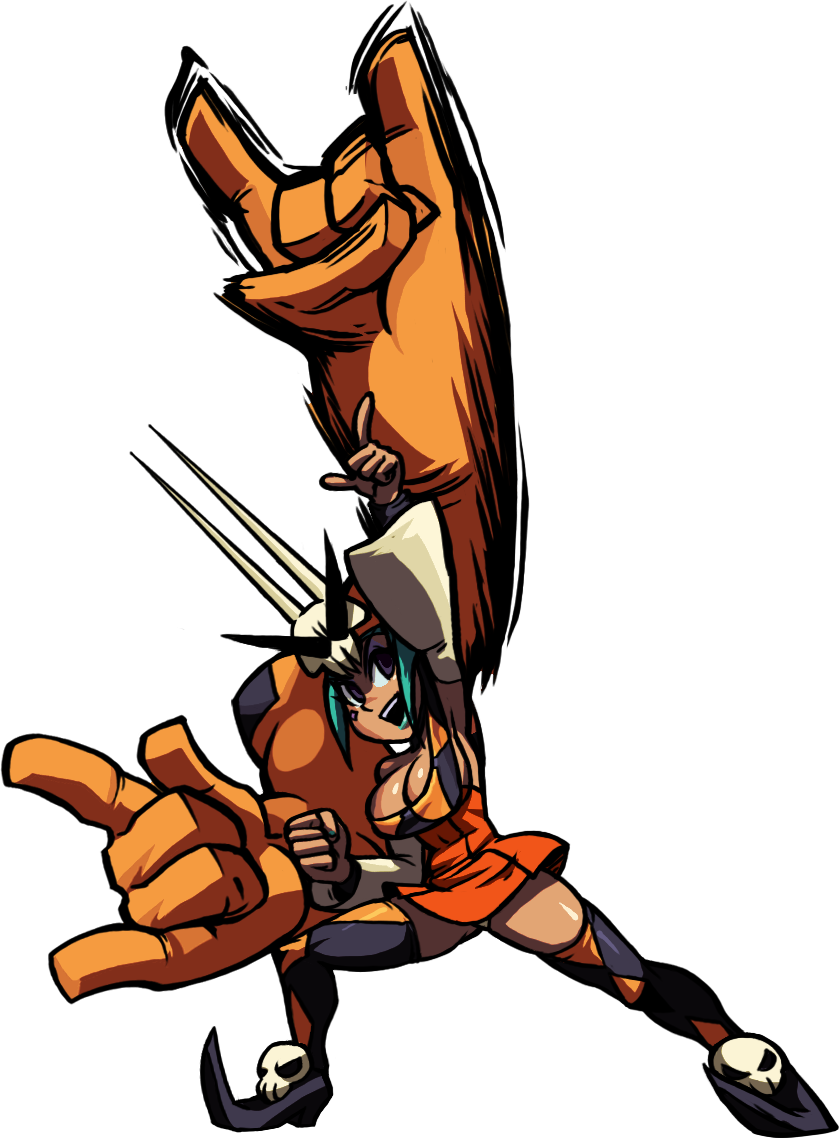 Devil Horns - Skullgirls Cerebella Devil Horns (840x1138), Png Download