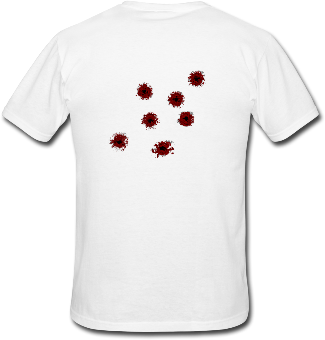 Bullet Holes Men S Premium T Shirt - T Shirt (1200x1200), Png Download