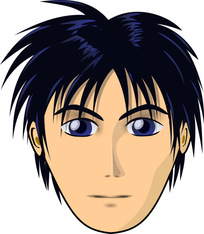 Cartoon Drawing Animated Film Download Head - Face Anime Clipart (652x750), Png Download