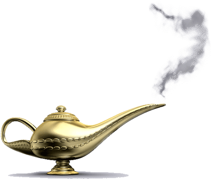 Free Png Magic Genie Lamp Png Images Transparent - Jinn In A Bottle (850x661), Png Download