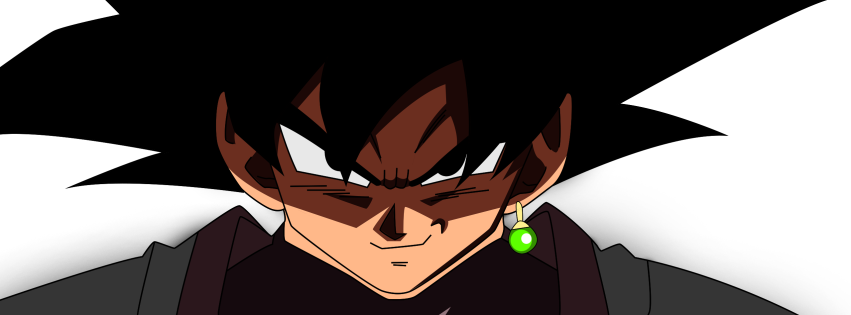 Dragon Ball Super - Goku Black (851x315), Png Download