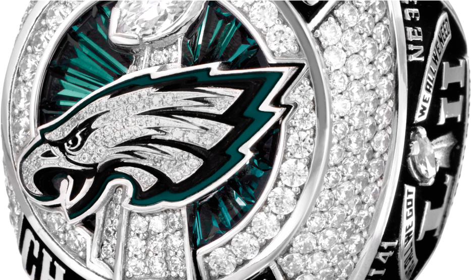 Philadelphia Eagles Get Super Bowl Rings Honoring Team, (986x555), Png Download