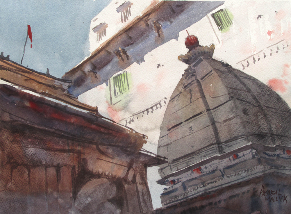 Banaras Series - Varanasi (1000x1000), Png Download