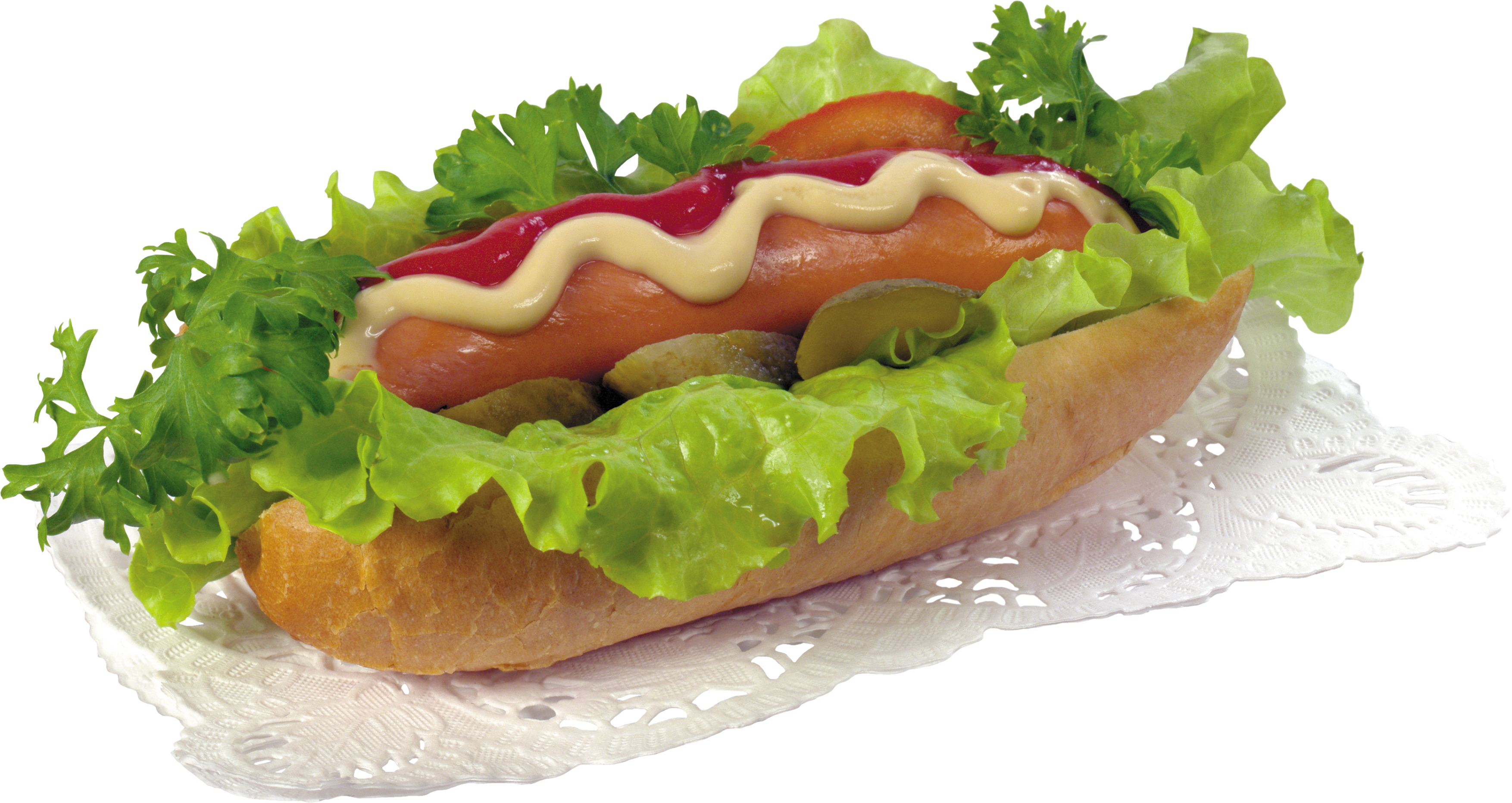 Hot Dog Png (3508x1863), Png Download