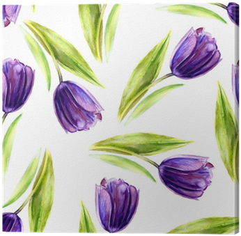 Watercolor Purple Tulip Flower - Watercolor Painting (400x400), Png Download