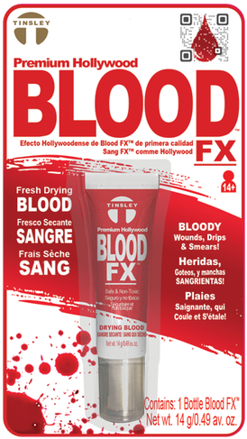Blood Fx - Red Drying - Dark Red Gel Blood (500x500), Png Download