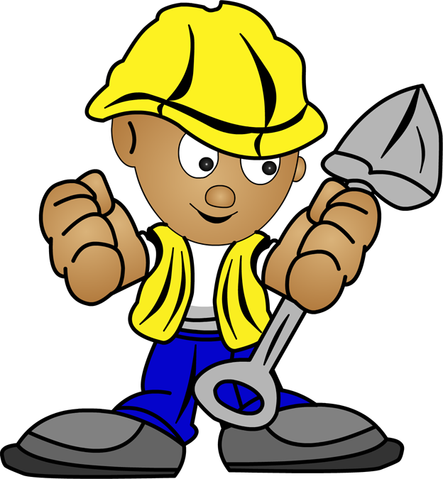 Jpg Black And White Library Illegal Dumping And Aaa - Guy With Shovel Png (624x675), Png Download