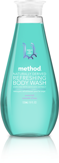 Refreshing Body Wash - Method Waterfall Body Wash (322x558), Png Download