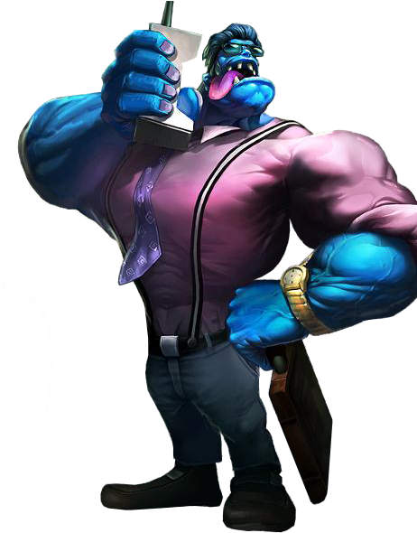 Com Corporate Mundo Skin League Of Legends Of Legendsskindr - League Of Legends Mundo (600x590), Png Download