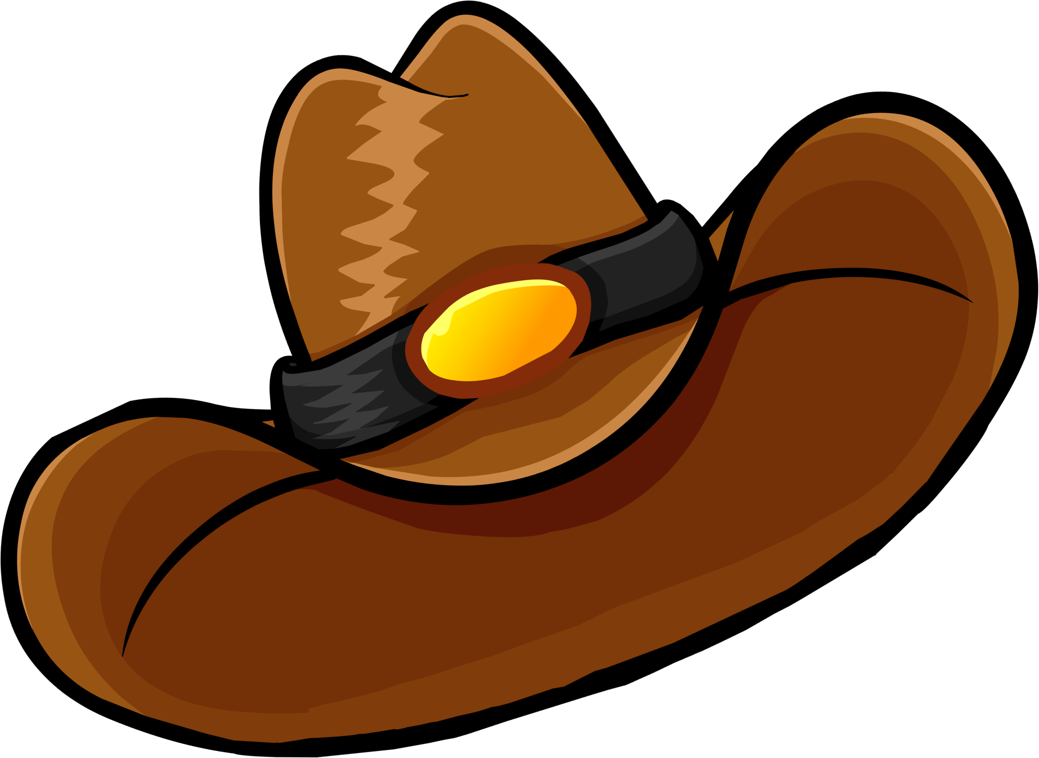 Brown Cowboy Png - Cowboy Hat Clipart Transparent (2043x1490), Png Download
