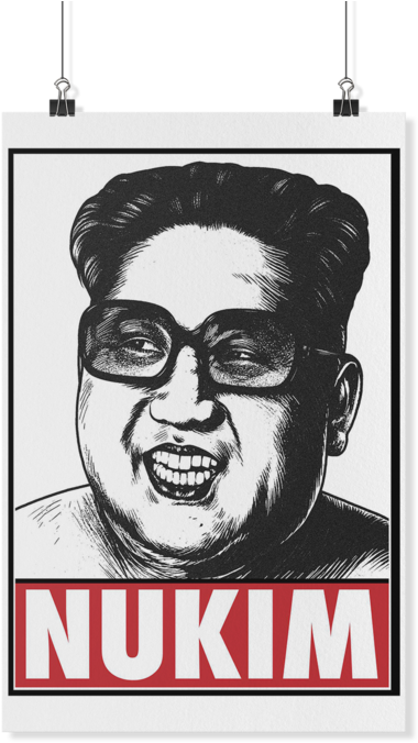 Nukim Kim Jong Un Poster - Kim Jong-un (1024x1024), Png Download