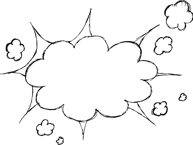 Speech Bubble - Comics (640x480), Png Download