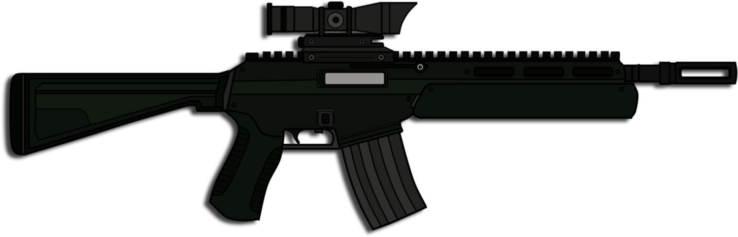 Assault Rifle Png Photos - Rifle .png (1535x520), Png Download