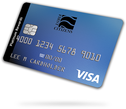 Picture Of Platinum Rewards Credit Card - Visa (432x369), Png Download