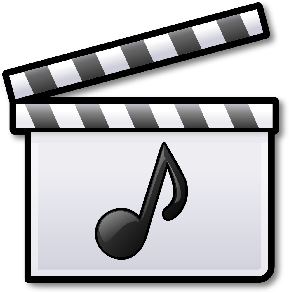 Music Film Clapperboard - Film Reel Png File (1024x1024), Png Download