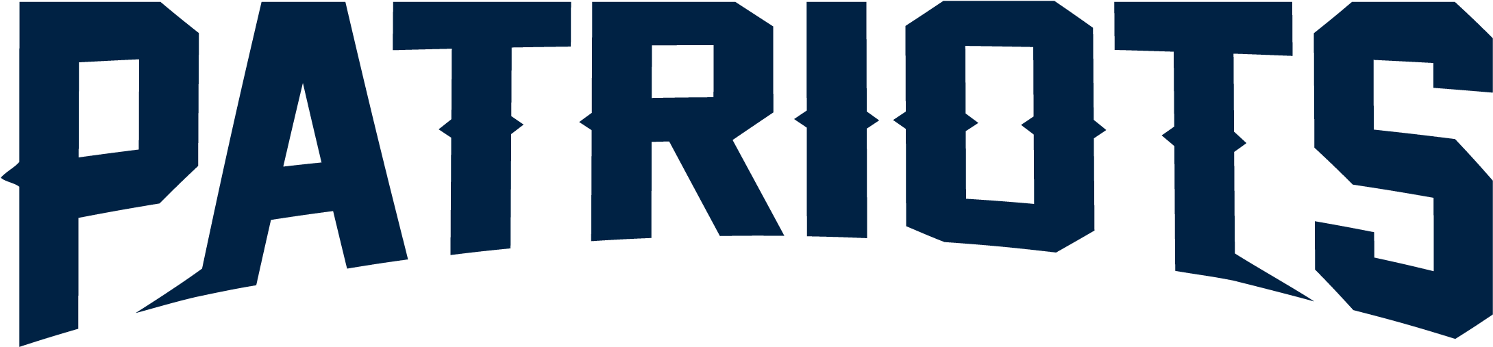 New England Patriots Png Logo Clip Library Library - Patriots Logo Png (2400x800), Png Download