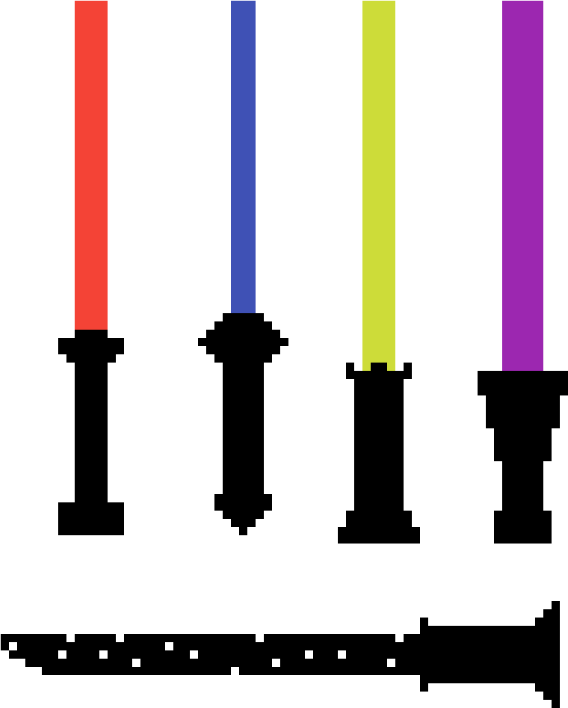 Light Saber Colors (1200x1200), Png Download