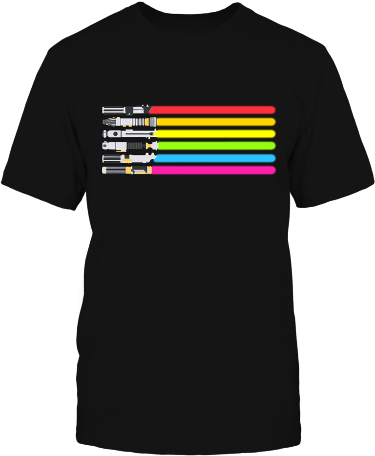 Limited Edition Lightsaber Star Wars Lgbt Shirt Front - Tennessee Volunteers Football (1000x1000), Png Download