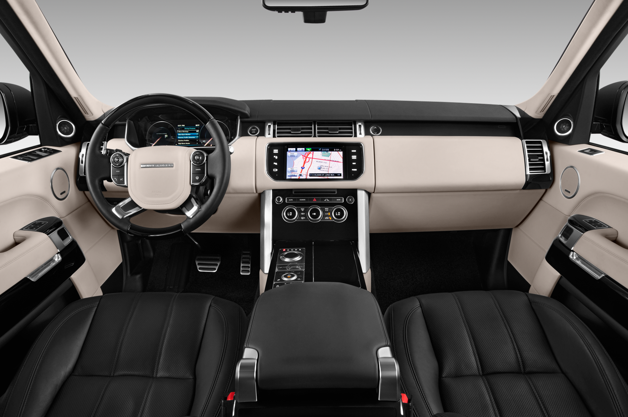 Land Rover Demonstrates - 2016 Range Rover Sport Cockpit (2048x1360), Png Download