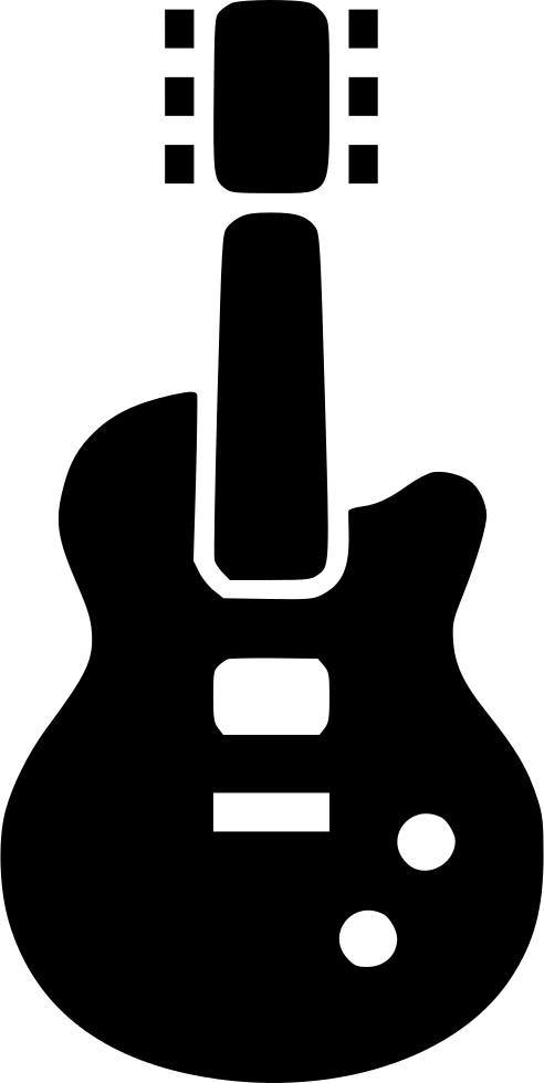 Guitar Electric Music Musician Comments - Electric Guitar (492x980), Png Download