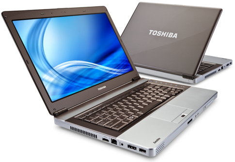 Toshiba Laptop Png Transparent Image - Toshiba Satellite E105 S1402 (485x335), Png Download