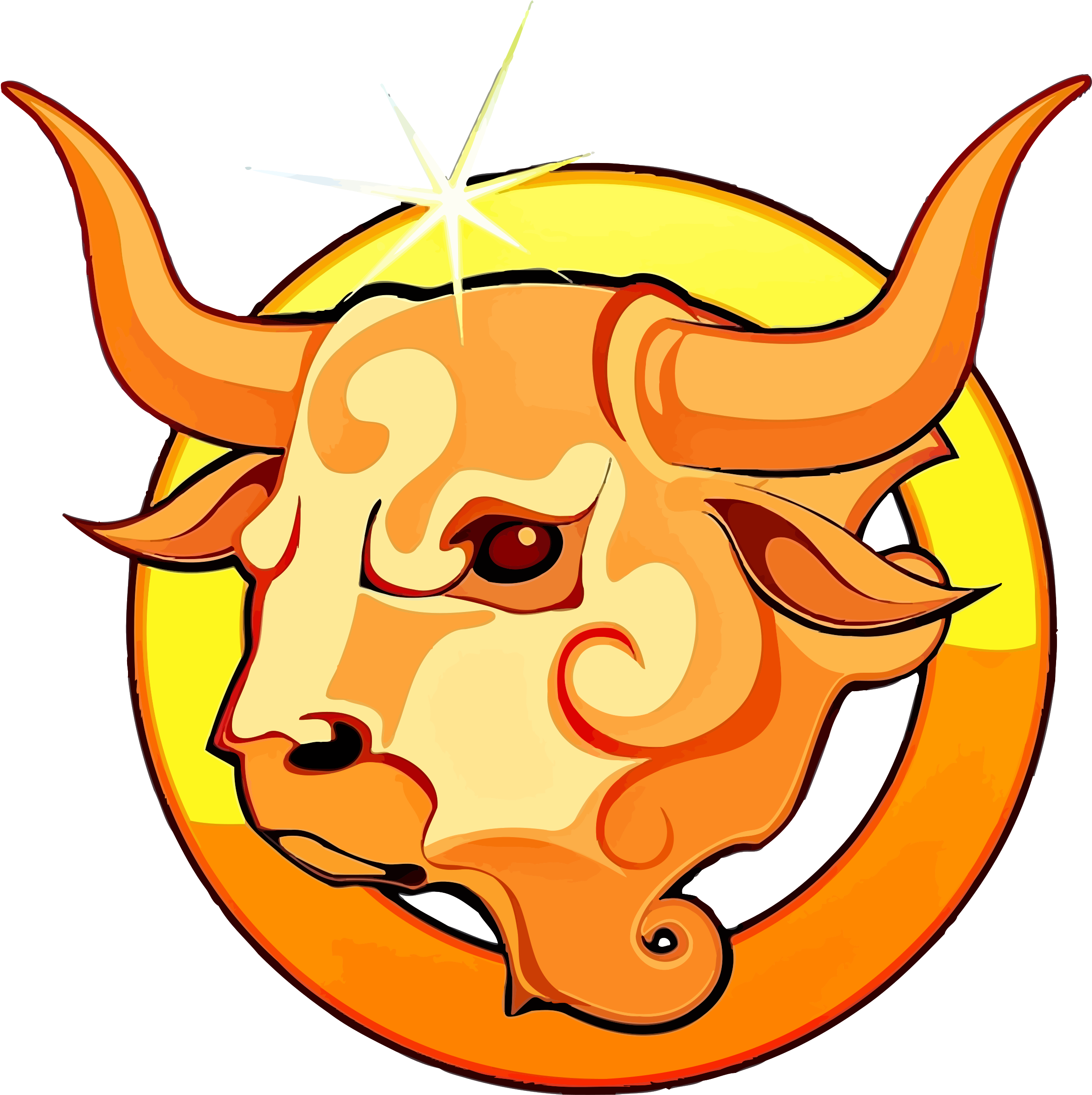 Taurus Png Transparent - Taurus Clipart Png (2391x2400), Png Download