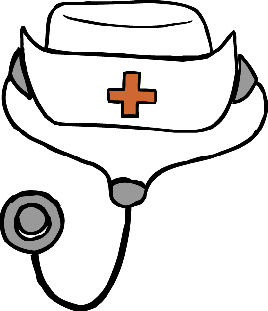 Nurse Hat Clip Art - Clip Art (546x634), Png Download
