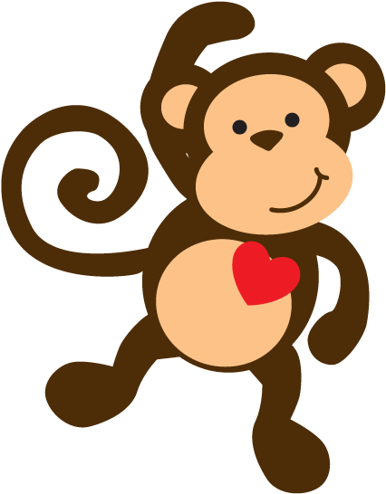 Monkey Template, Cartoon Monkey, Jungle Theme, Jungle - Animalitos De La Selva Para Imprimir (445x571), Png Download