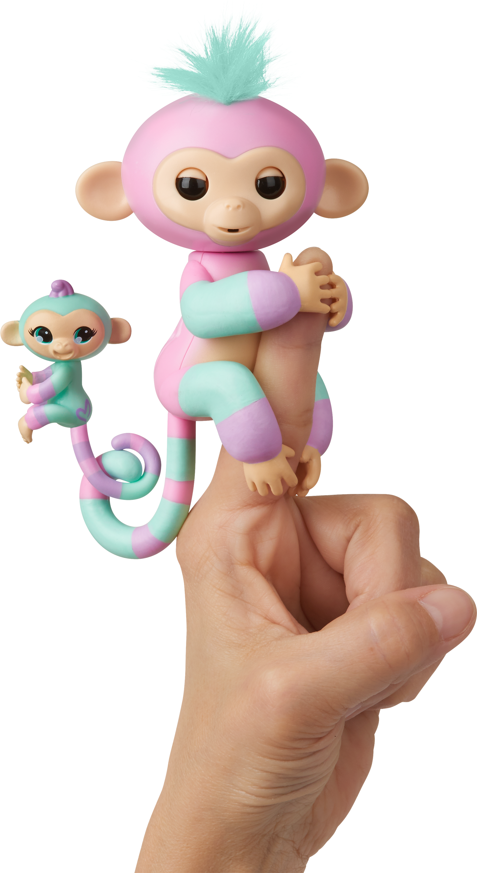 Fingerlings Baby Monkey & Mini Bffs (3000x3000), Png Download