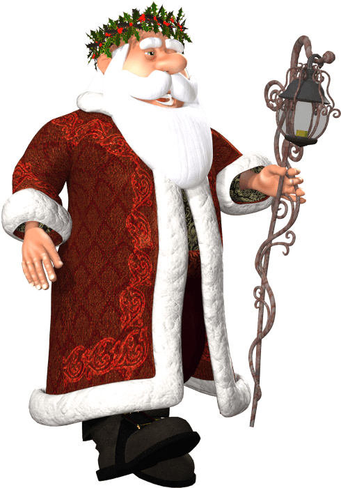 Father Christmas - Christmas Day (800x800), Png Download
