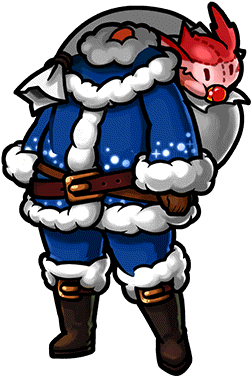 Gear-blue Santa Costume Render - Santa Suit (380x380), Png Download