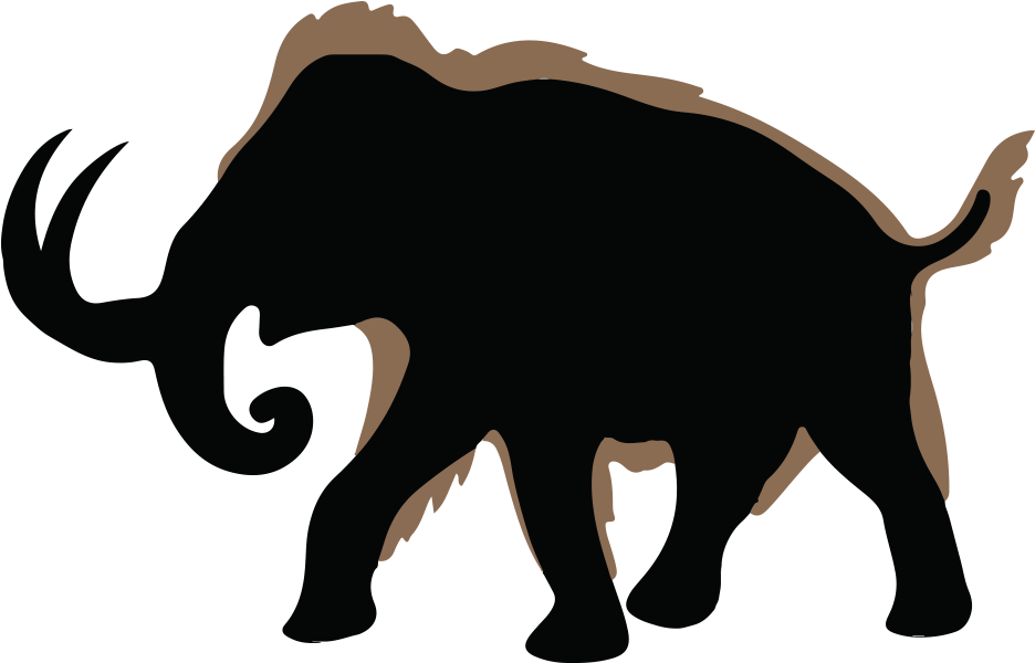 Woolly Mammoth Clipart Wooly Mammoth - Wooly Mammoth Silhouette Transparent (1088x635), Png Download
