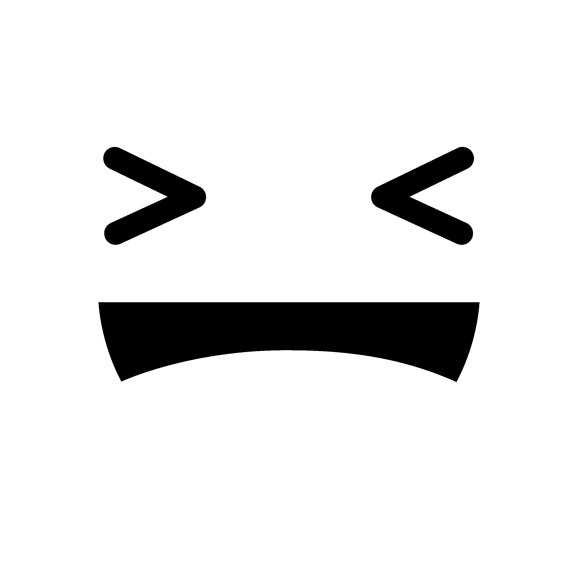 Facebook Haha Logo Black And White - Facebook Haha Reaction Png (2400x2400), Png Download