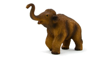 Woolly Mammoth Calf - Woolly Mammoth With Calf (540x380), Png Download