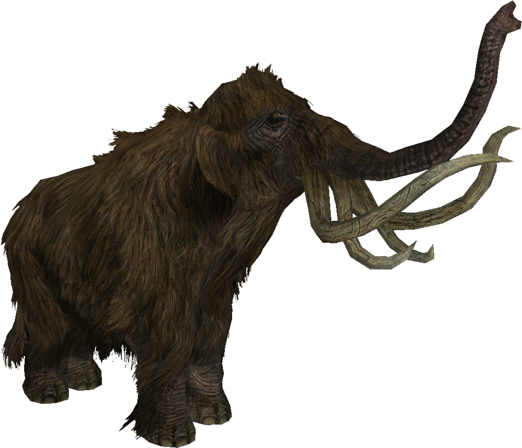 Mammoth - Skyrim Wiki - Skyrim Mammoth Png (1200x969), Png Download