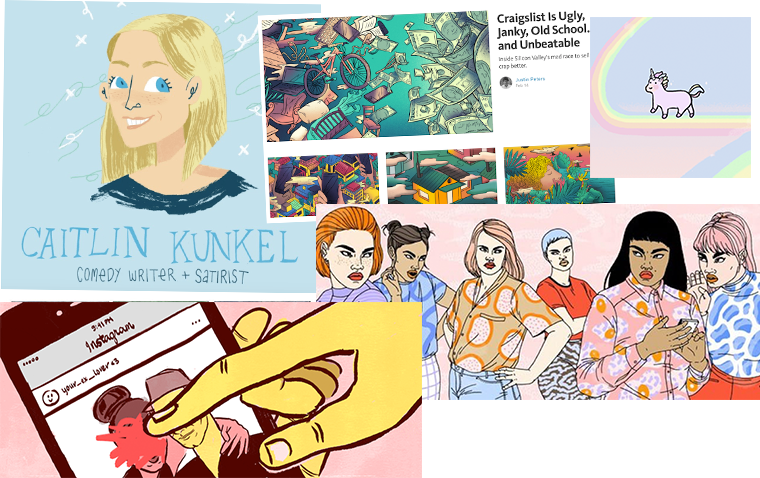 Ever Since The Rise Of The New Yorker, Custom Illustrations - Publishing Illustration (760x478), Png Download