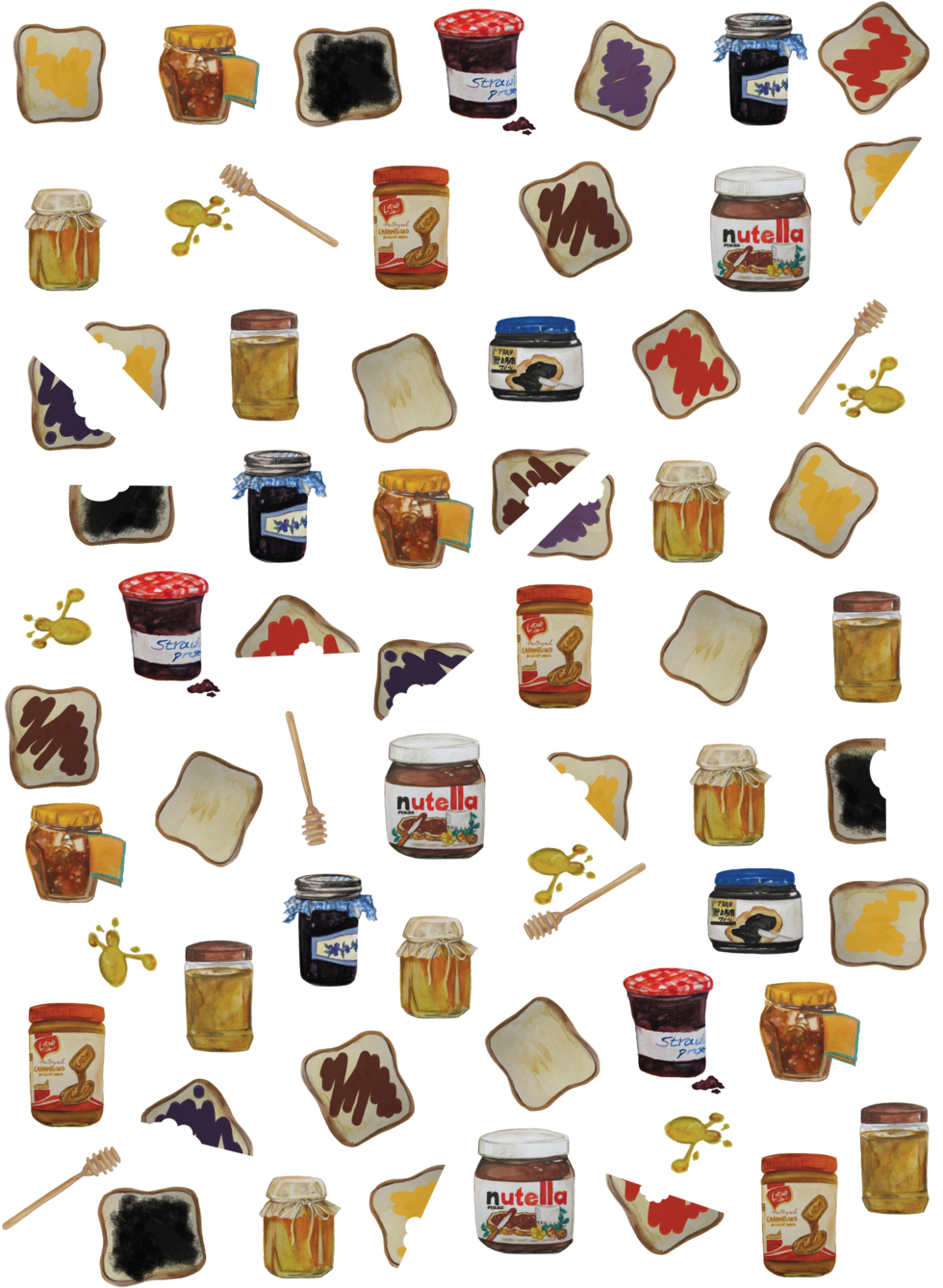 Jam Jars (1000x1359), Png Download