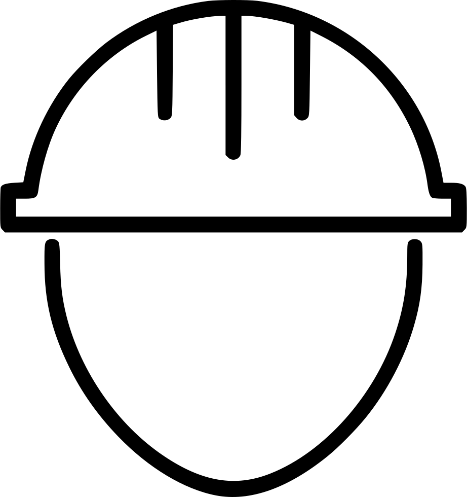 Hard Hat - - Icon (922x980), Png Download
