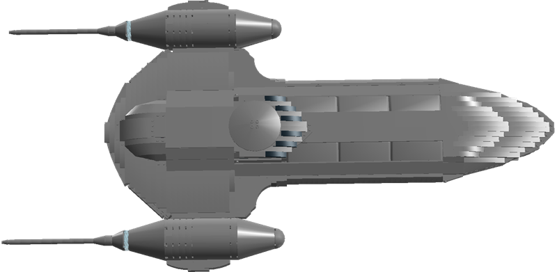 Naboo Royal Starship 04 - Naboo Royal Starship Png (800x391), Png Download