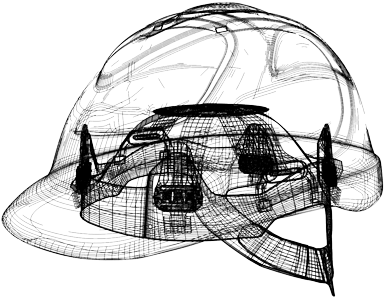 Buying A Hard Hat Online - Hard Hat Harness Adjustment (400x309), Png Download