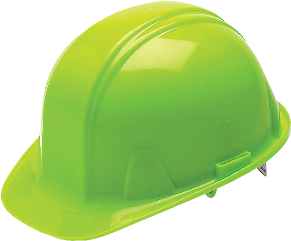 Manufacturer - - Lime Green Hard Hat Transparent (600x600), Png Download
