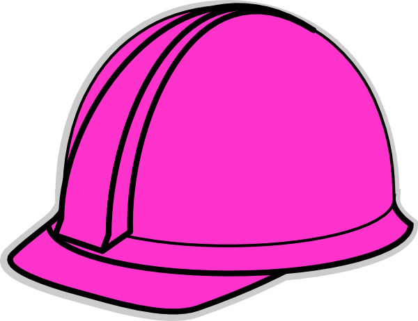 Clip Art Black And White Construction Hat Clipart - Clip Art Hard Hat (600x462), Png Download