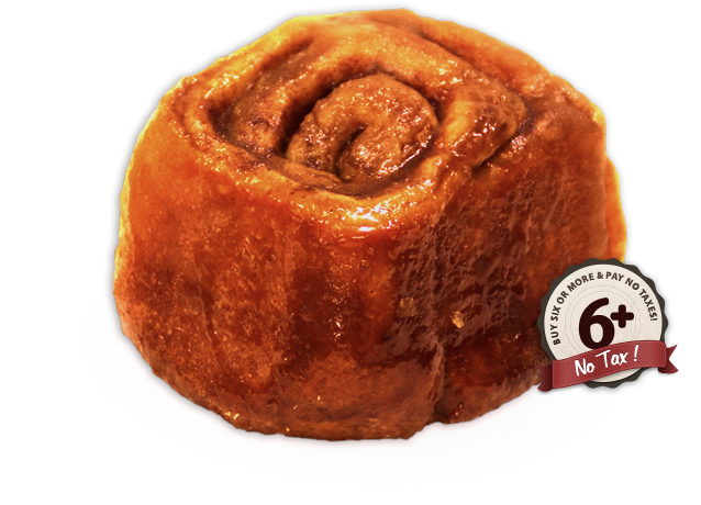 Cinnamon Sticky Bun - Sticky Bun (906x503), Png Download