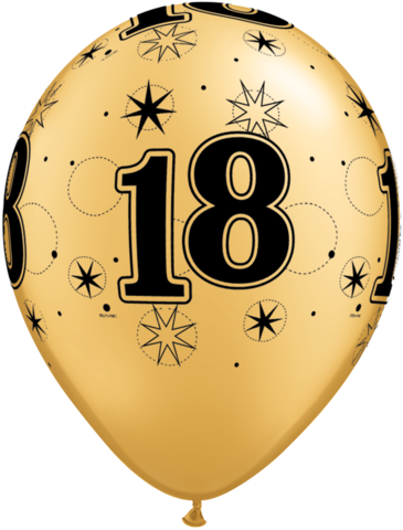 Home - 21st Birthday Black And Gold Balloons (365x480), Png Download