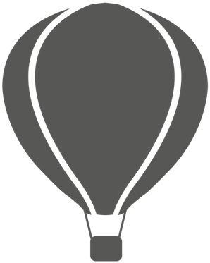 Hot Air Balloon Simple Clipart - Hot Air Balloon (400x400), Png Download