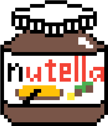 Nutella - Pixel (1200x1200), Png Download