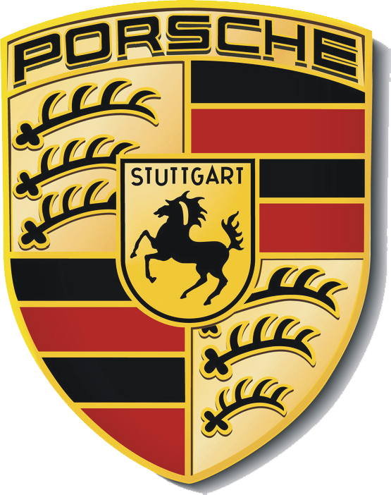 Lamborghini Clipart Porsche - Porsche Logo Alt (555x702), Png Download